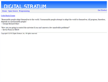 Tablet Screenshot of digitalstratum.com
